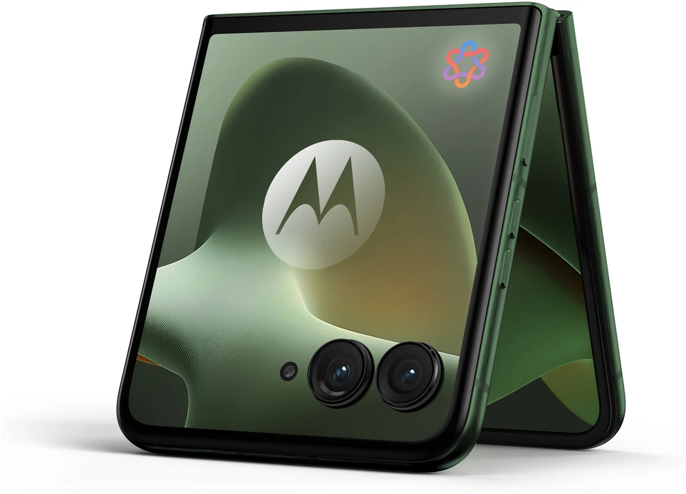 „Motorola Razr 70 Plus 5G“ su dviem SIM kortelėmis, 12 GB RAM, 512 GB RAM ir „Mountain View“