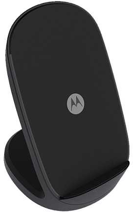 Belaidis įkroviklis Motorola TurboPower 15W Stand Pad Qi juodos spalvos