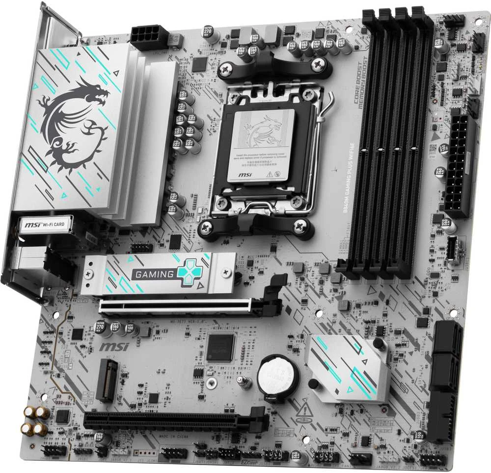 Pagrindinė plokštė MSI B840M GAMING PLUS WIFI6E (AM5)