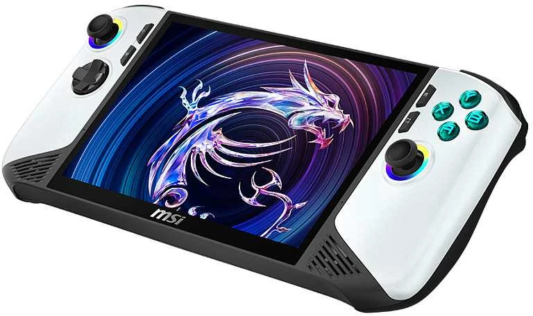 Žaidimų konsolė MSI Claw 8 AI+ A2VM-091 Polar Tempest Edition - 8 colių FHD+ IPS 120Hz ekranas, Intel Core Ultra 7 258