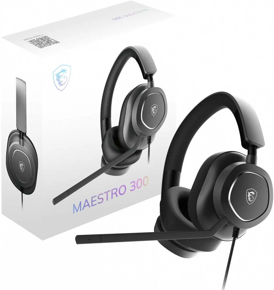 MSI Ausinės Žaidimams | MAESTRO 300 | su laidu | Over-Ear | Noise canceling
