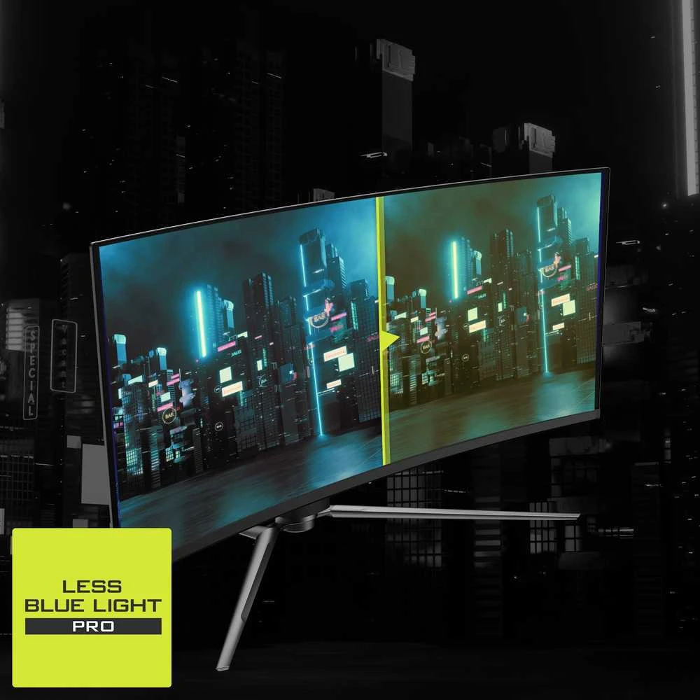 MSI MAG 341CQPDE QD-OLED 86,4 cm (34 colių) UWQHD monitorius, lenktas 21:9 HDMI/DP 175 Hz