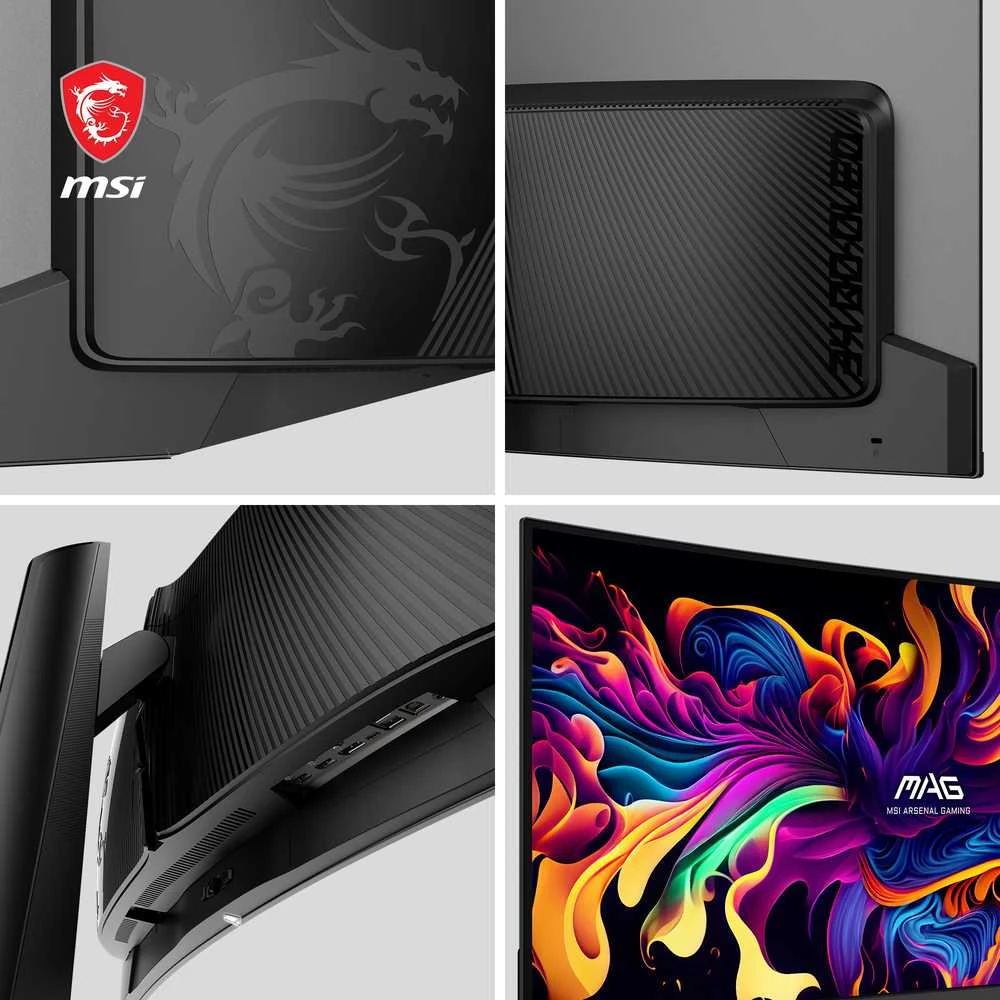 MSI MAG 341CQPDE QD-OLED 86,4 cm (34 colių) UWQHD monitorius, lenktas 21:9 HDMI/DP 175 Hz