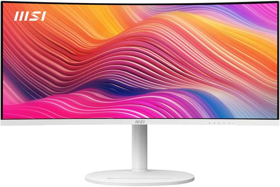 MSI Modern MD342CQPWDE kompiuterio monitorius 86,4 cm (34") 3440 x 1440 pikselių itin platus „Quad HD“ LCD, baltas