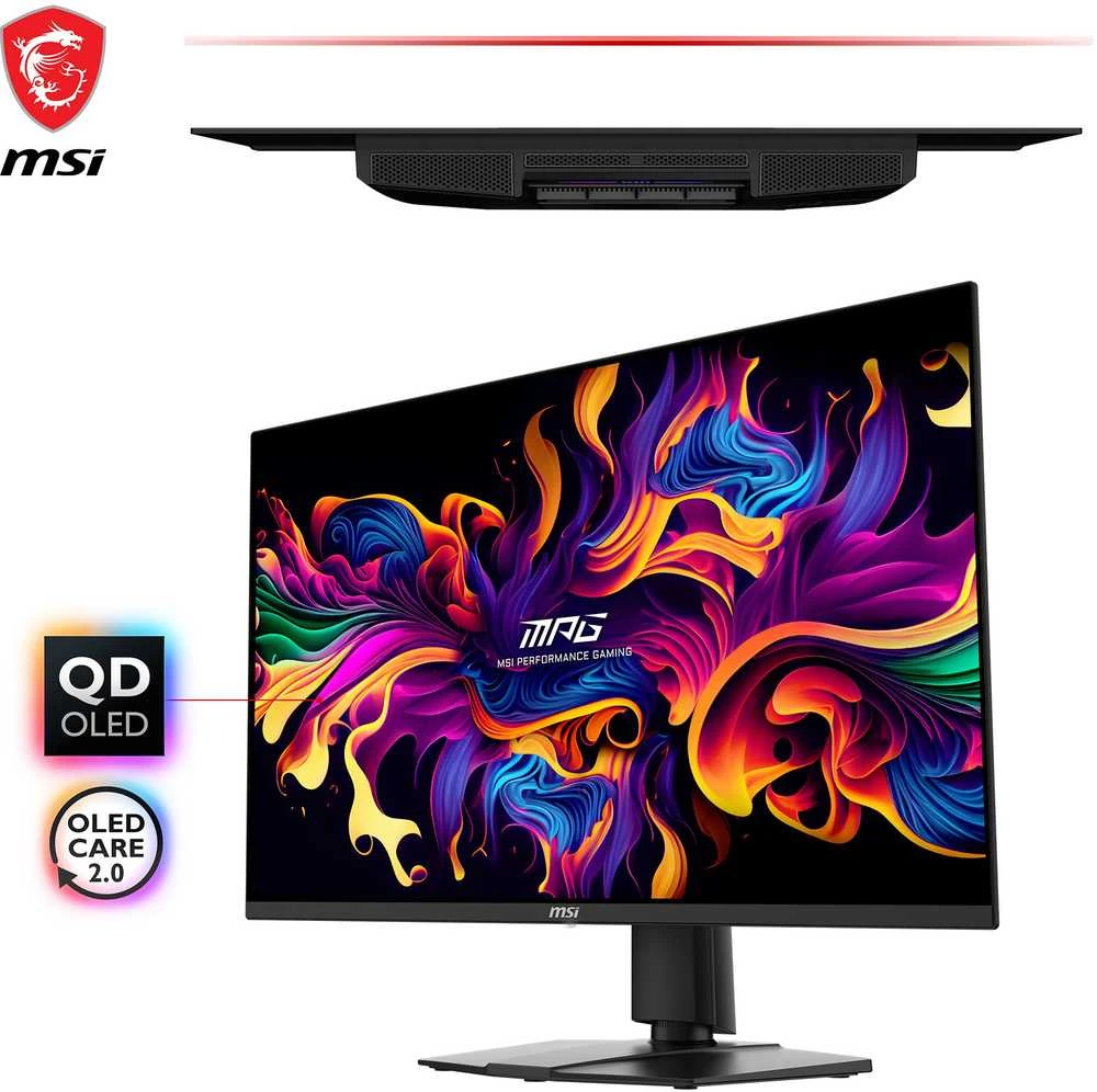 MSI MPG 271QRXDE QD-OLED Gaming Monitorius 67.31cm (26.5"")