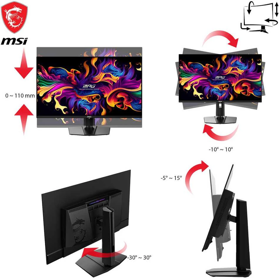 Gaming Monitorius MSI MPG 321URXDE QD-OLED - 31.5inch 4K UHD 240Hz