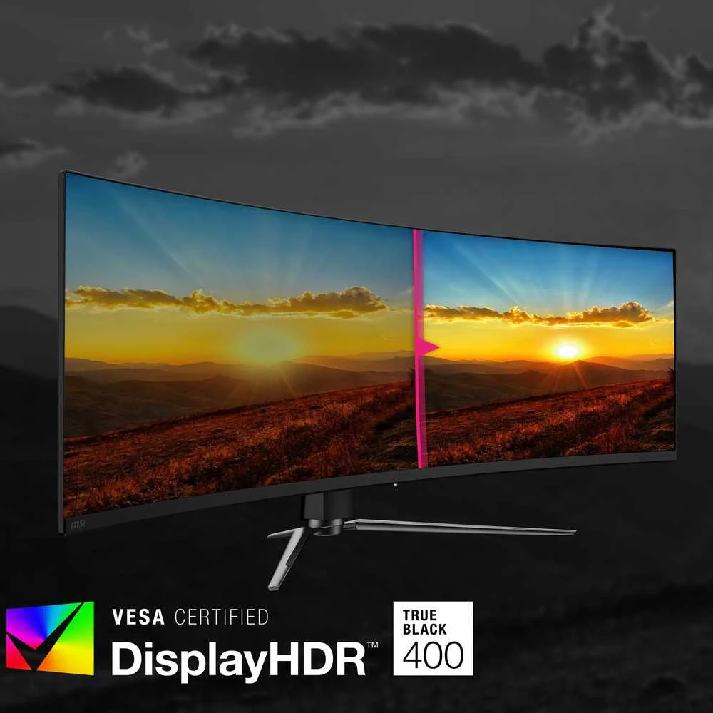Monitorius MSI MPG 491CQPDE 49" QD-OLED Curved Gaming Ekranas, DQHD 5120x1440, 144Hz, 0.03ms, HDMI 2.1