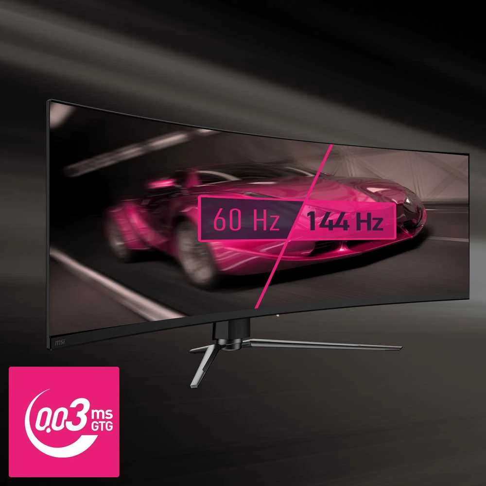 Monitorius MSI MPG 491CQPDE 49" QD-OLED Curved Gaming Ekranas, DQHD 5120x1440, 144Hz, 0.03ms, HDMI 2.1