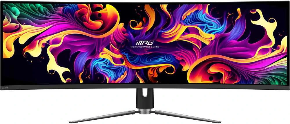 Monitorius MSI MPG 491CQPXDE QD-OLED dvigubas QHD lenktas žaidimų ekranas 124,5 cm (49 colių)