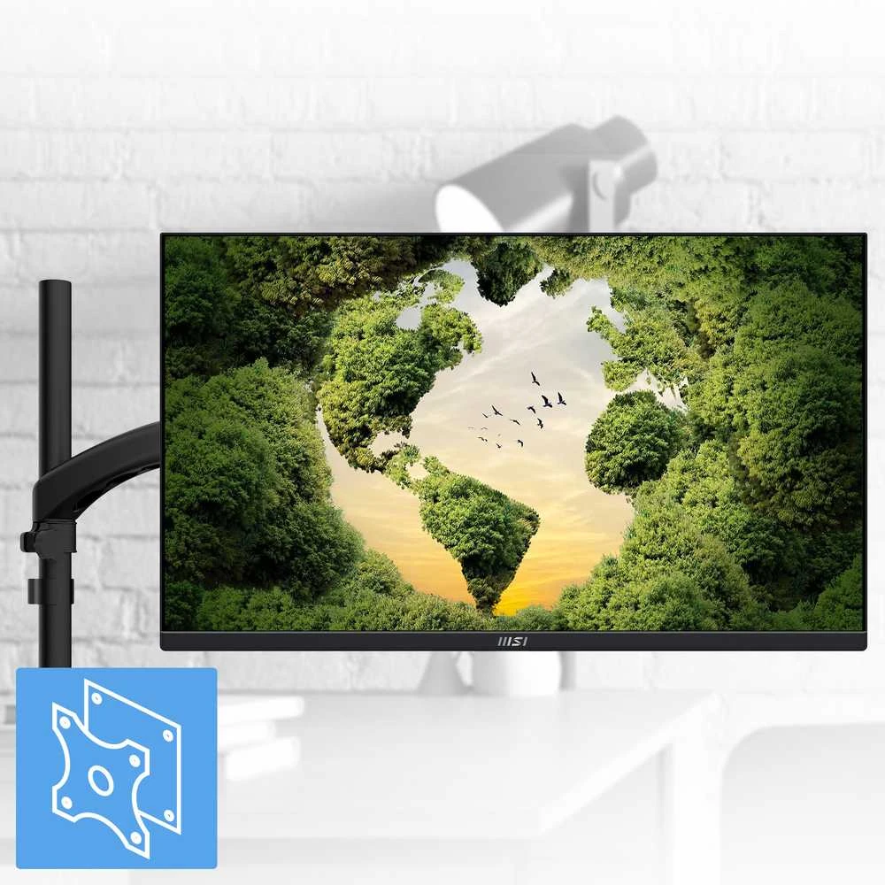 Monitorius MSI PRO MP245PG 60 cm (24 colių) IPS FHD HDMI/DP 4 ms 100 Hz Pivot