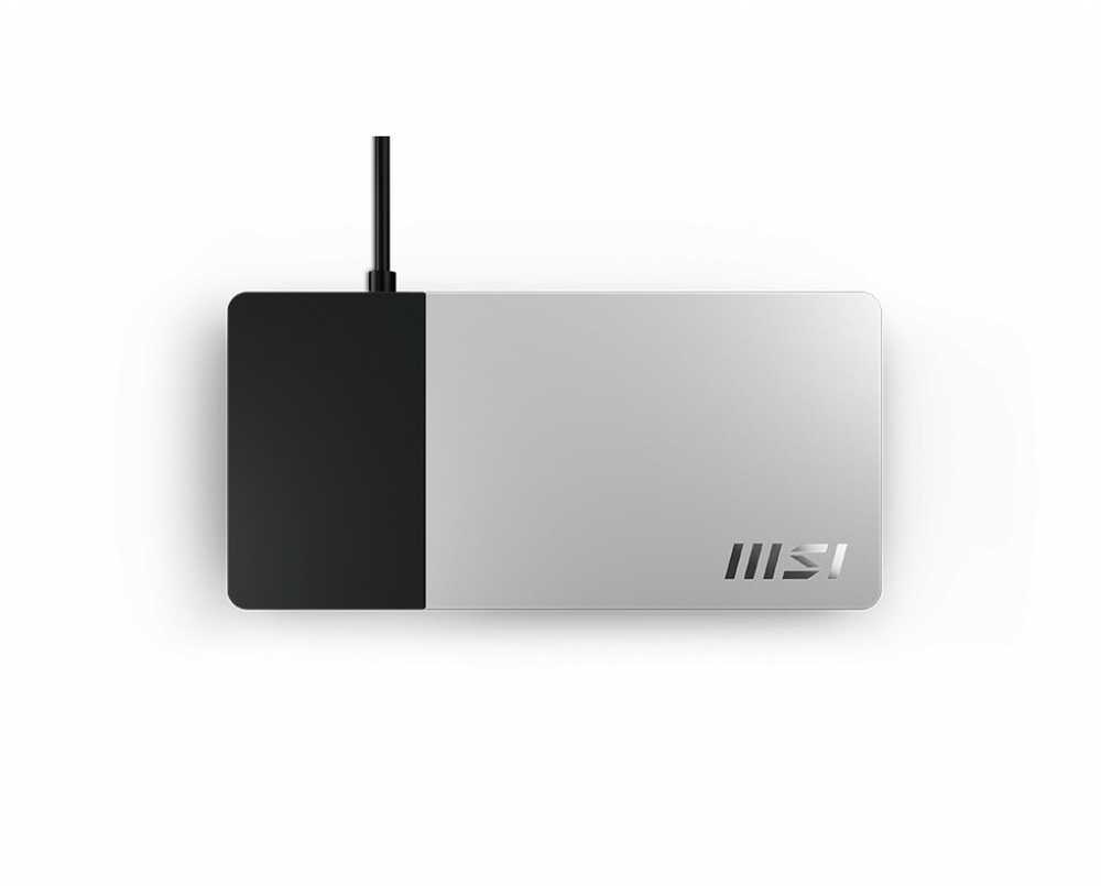 MSI USB-C Docking Station Gen 2 USB 3.2 Gen 2 (3.1 Gen 2) Type-C Juodas