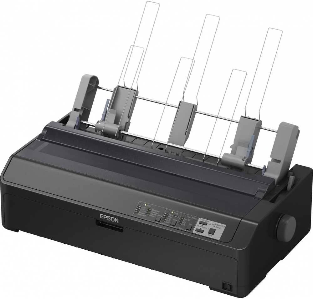 Spausdintuvas Epson LQ-2090IIN, 550 cps, 10 cpi, 6 kopijos, kodas 128 (A/B/C), kodas 39, EAN13, EAN8, interleaved 2/5, POSTNET, UPC-A, UPC-E, vokai, 0,12 - 0,46 mm