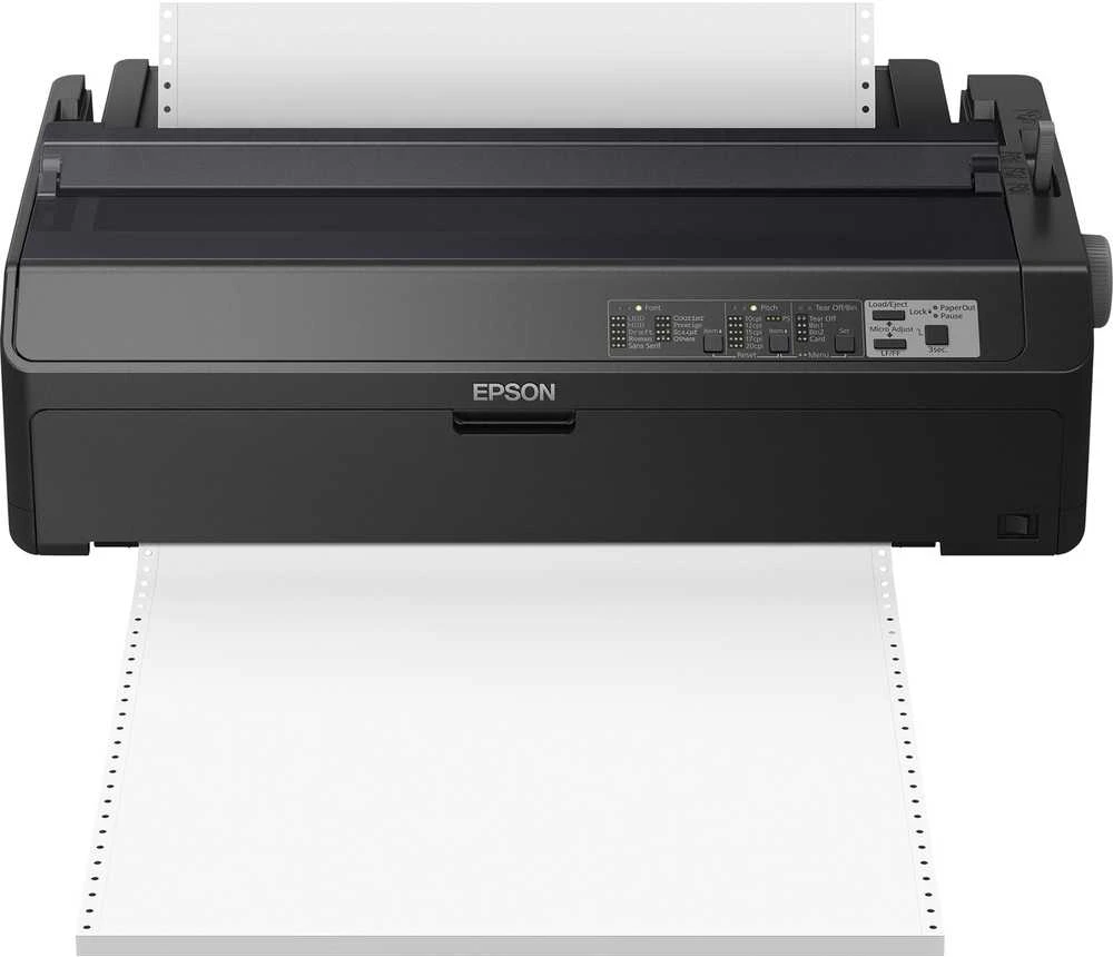 Spausdintuvas Epson LQ-2090IIN, 550 cps, 10 cpi, 6 kopijos, kodas 128 (A/B/C), kodas 39, EAN13, EAN8, interleaved 2/5, POSTNET, UPC-A, UPC-E, vokai, 0,12 - 0,46 mm