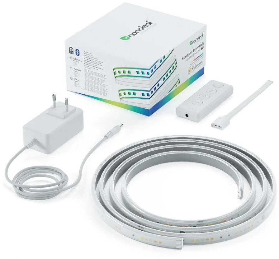 Nanoleaf|Essentials Light Strips, 1 metras|30 W|Daugiaspalvis|2700–6500 K
