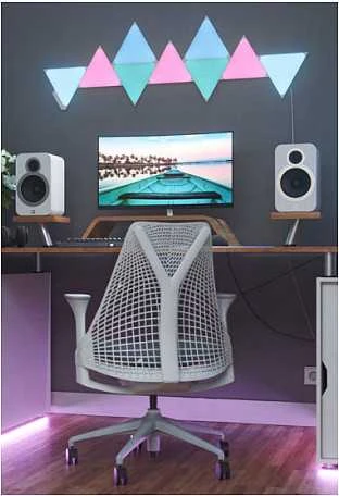 Nanoleaf Nanolapis | Formos trikampių pradinis rinkinys (9 plokštės) | 1 W | 16M+ spalvų