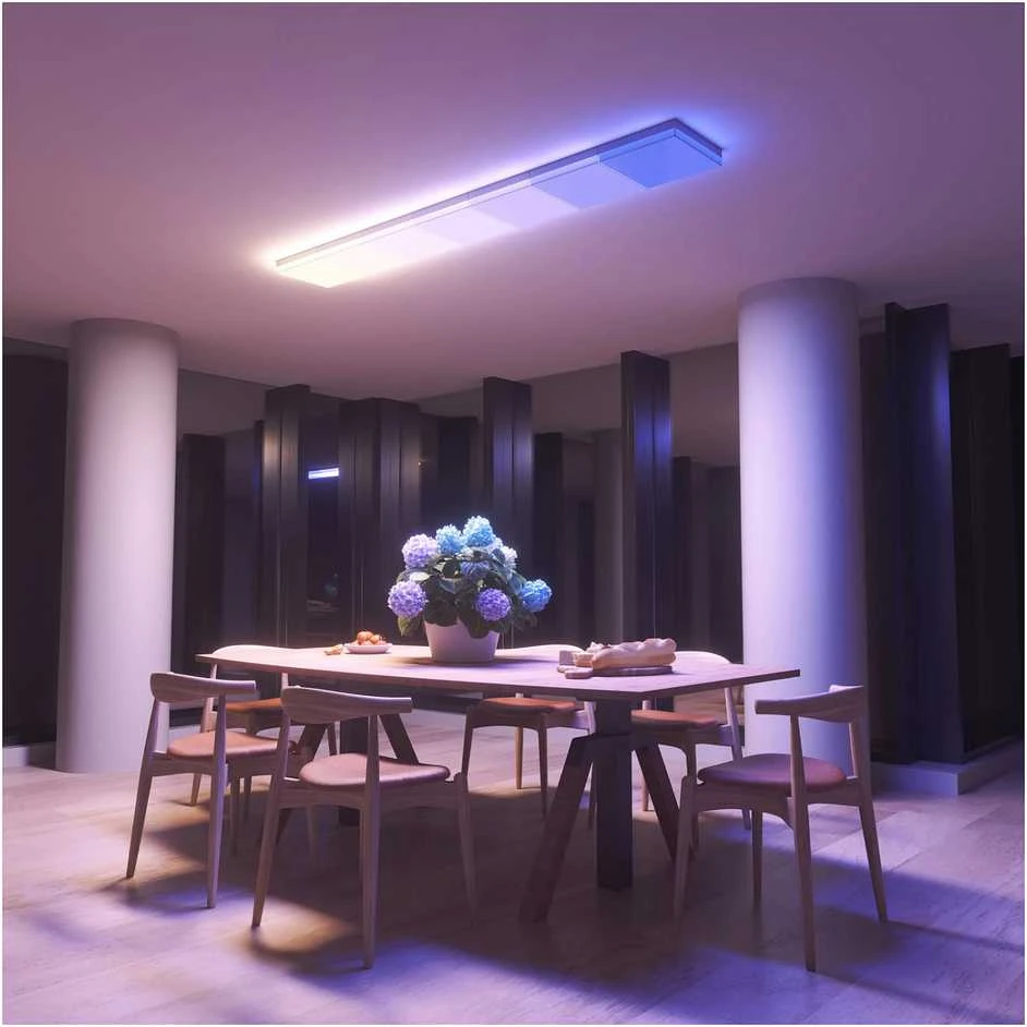 Nanoleaf Sky Light Starter Kit (3 plokštės) | Daugiau nei 6 mln. spalvų su dinamiškomis scenomis