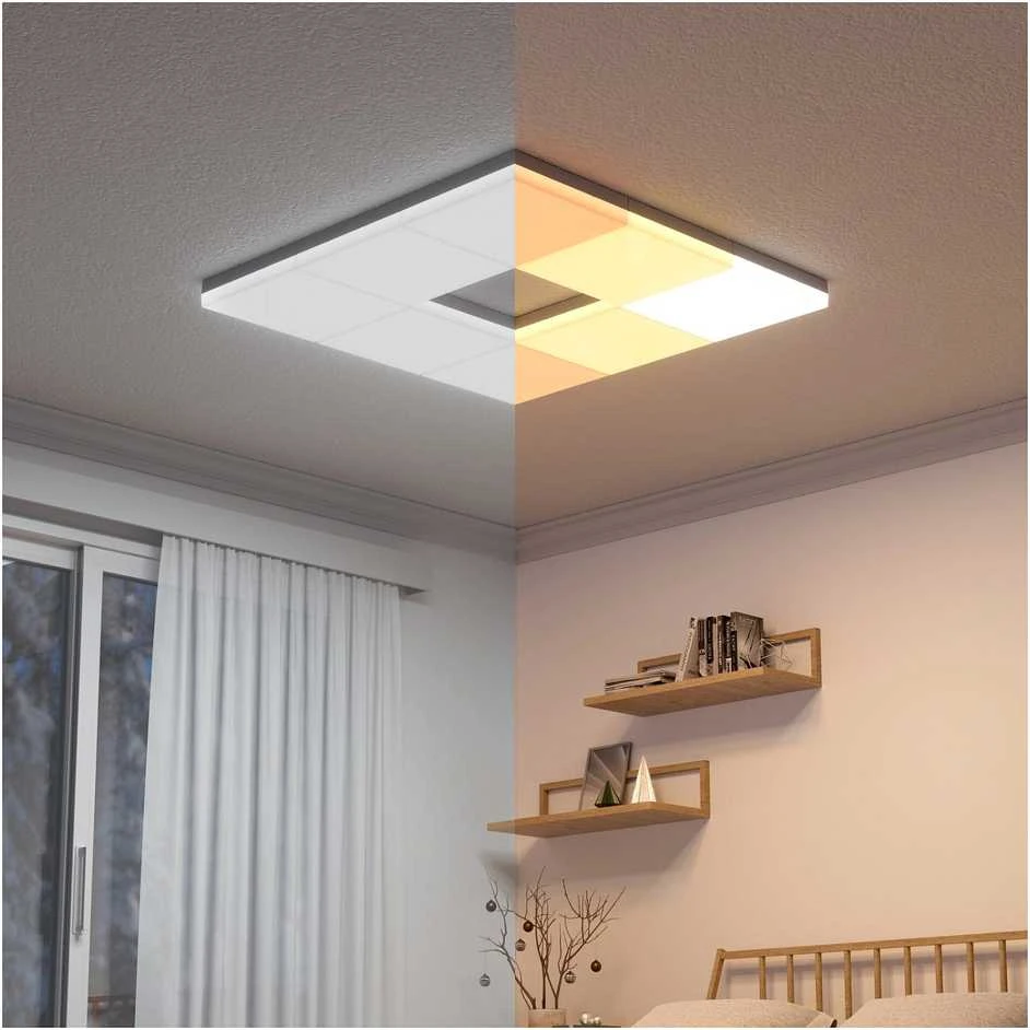 Nanoleaf Sky Light Starter Kit (3 plokštės) | Daugiau nei 6 mln. spalvų su dinamiškomis scenomis