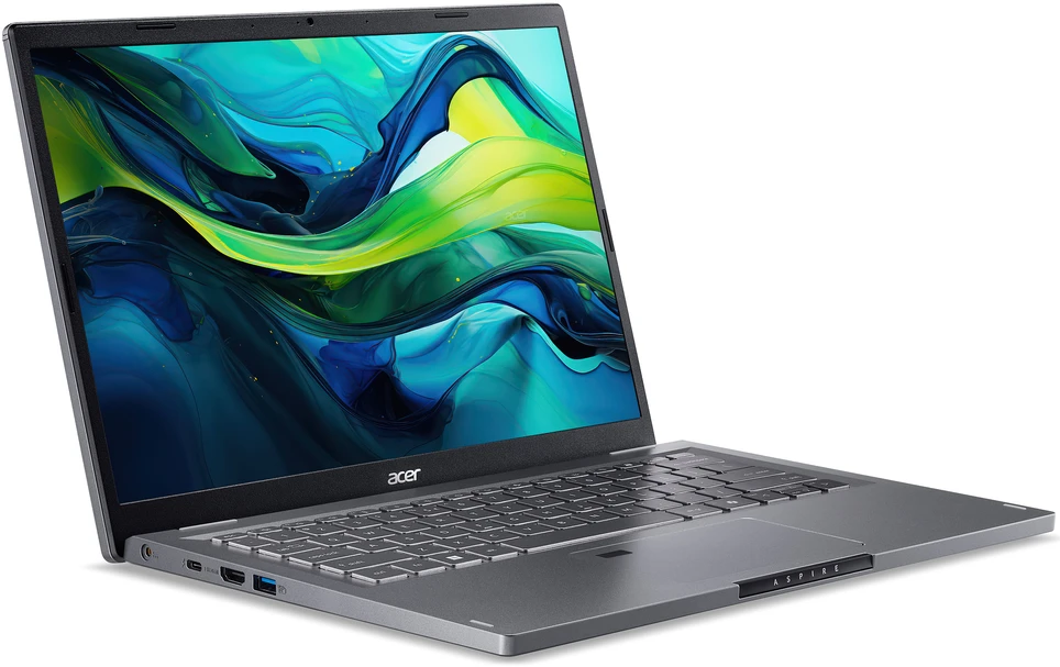 Nešiojamas kompiuteris Acer Aspire 14 (A14-51M-51PY) 14,0" WUXGA, IPS, Intel Core 5-120U, 8GB RAM, 512GB SSD, Windows 11