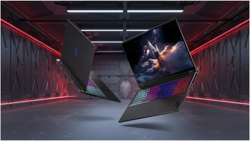 Nešiojamas kompiuteris „Acer Nitro 18 AI“ (AN18-61-R49W) žaidimų / „Copilot+“ asmeninis kompiuteris, 18,0 colio WUXGA, 165 Hz, „Ryzen AI R7-350“ (50 našumų), 16 GB RAM, 1 TB SSD, „GeForce R“
