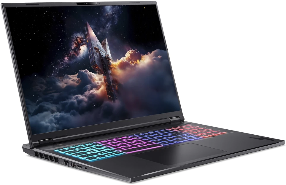 Nešiojamas kompiuteris „Acer Nitro 18 AI“ (AN18-61-R49W) žaidimų / „Copilot+“ asmeninis kompiuteris, 18,0 colio WUXGA, 165 Hz, „Ryzen AI R7-350“ (50 našumų), 16 GB RAM, 1 TB SSD, „GeForce R“