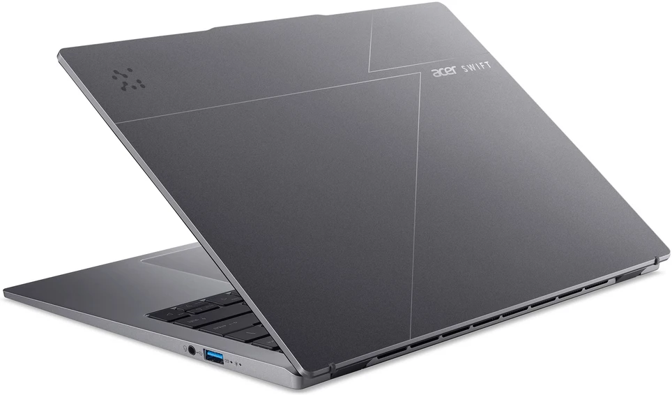Nešiojamas kompiuteris „Acer Swift Go 14“ dirbtinio intelekto OLED (SFG14-64-R6MM) vidinė (QWERTY) klaviatūra, 14,0 colių WUXGA, OLED, „Ryzen AI 7-350“ (50 TOPS), 32 GB RAM, 1 TB SSD, „Windows 11“