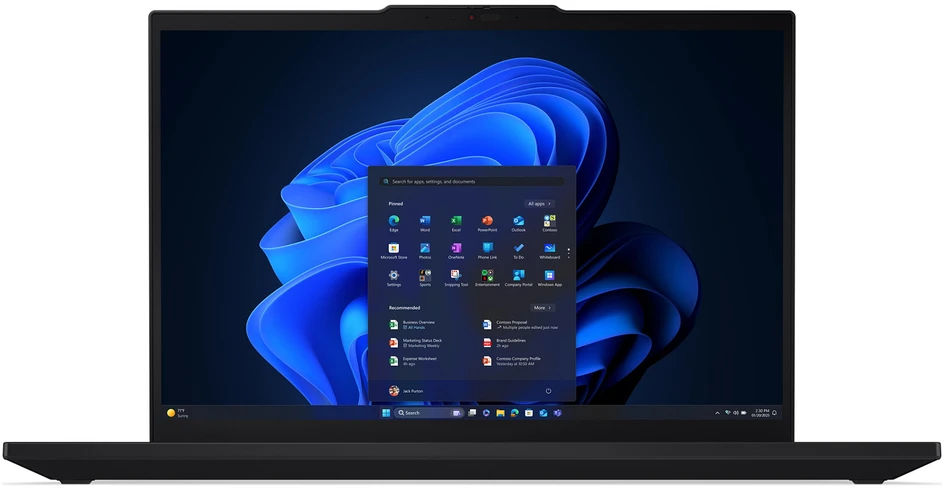 Nešiojamas kompiuteris Lenovo ThinkPad T16 Gen 4, 16" WUXGA, Intel Core Ultra 5 226V, 16GB RAM, 512GB SSD, Windows 11 Pro