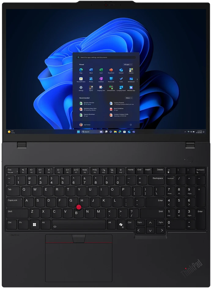 Nešiojamas kompiuteris Lenovo ThinkPad T16 Gen 4 - Intel Core Ultra 7 258V, 32GB RAM, 1TB SSD, 16" WUXGA, Windows 11 Pro