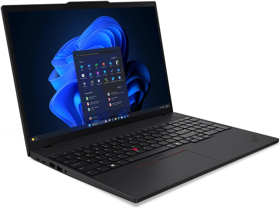 Nešiojamas kompiuteris Lenovo ThinkPad T16 Gen 4, 16" WUXGA, Intel Core Ultra 5 226V, 16GB RAM, 512GB SSD, Windows 11 Pro