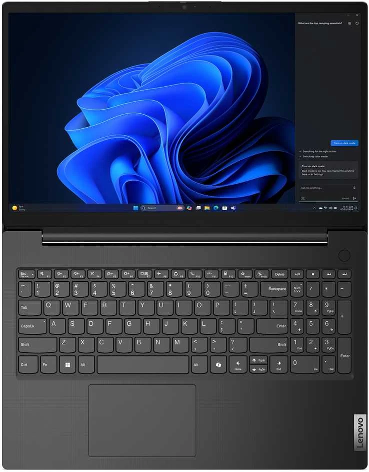Nešiojamas kompiuteris Lenovo V15 G6 ARP | AMD Ryzen 5 150, 15,6" FHD, 8 GB RAM, 256 GB SSD, Windows 11 Pro | Juodas