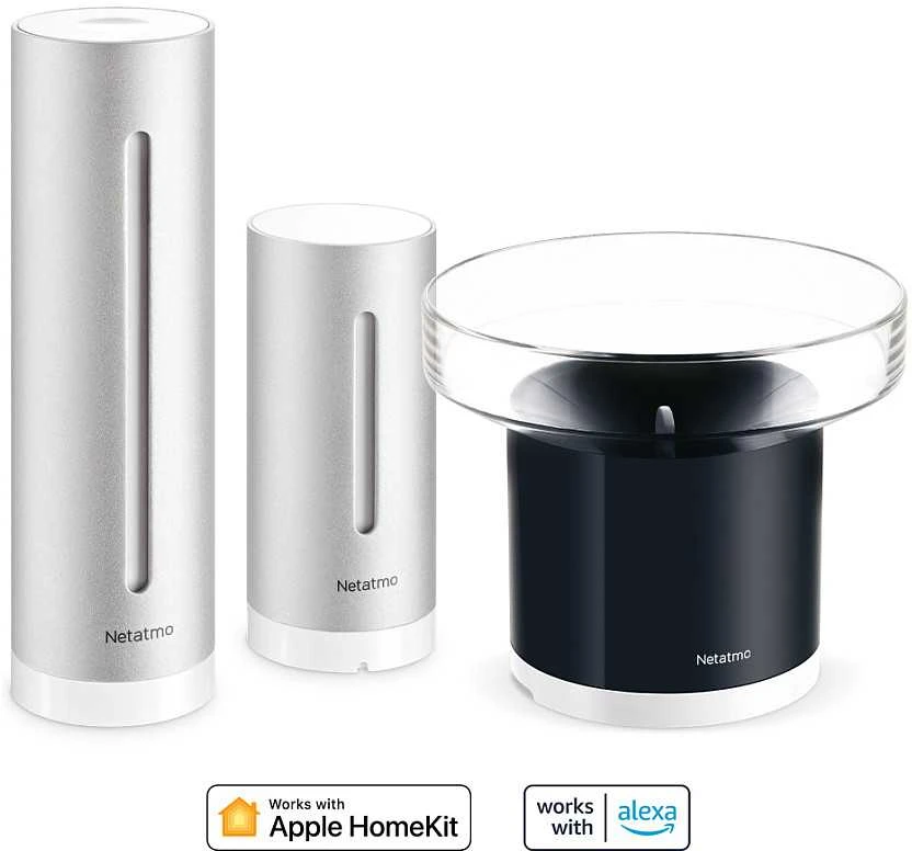 Netatmo Rinkinys orų stotis + lietaus matuoklis