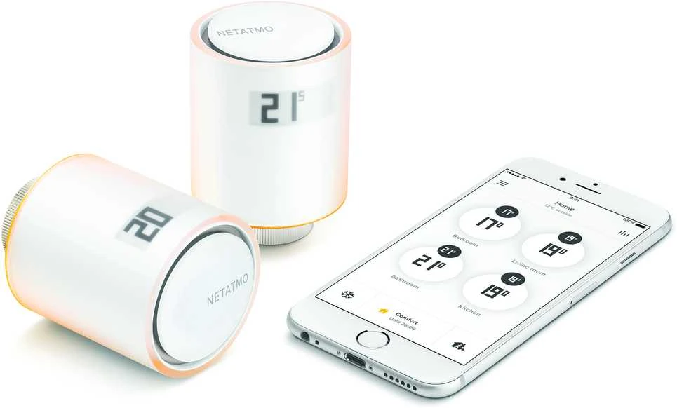 Netatmo radiatoriaus termostatas Homekit baltas