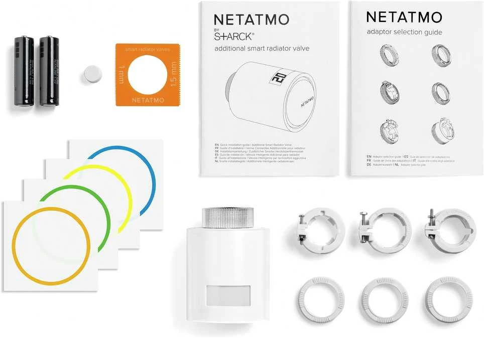 Netatmo radiatoriaus termostatas Homekit baltas
