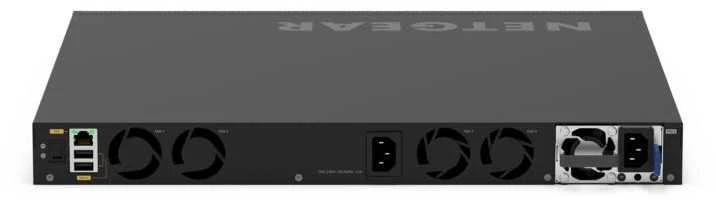 Šakotuvas NETGEAR GSM4328 valdomas L3 gigabito Ethernet (10/100/1000) maitinimas per Ethernet (PoE) 1U Juodas