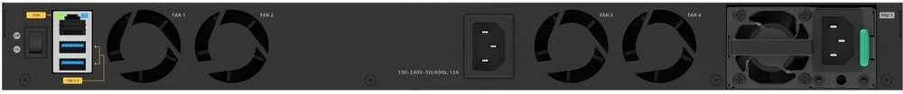 Šakotuvas Komutatorius - NETGEAR XSM4328CV 24 Prievadai 10Gbps