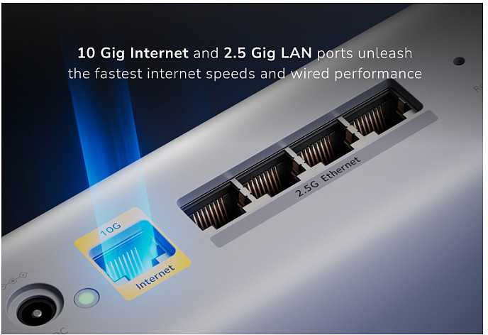 Maršrutizatorius „Netgear“ belaidis 7 tinklų „Orbi RBE873-100EUS“