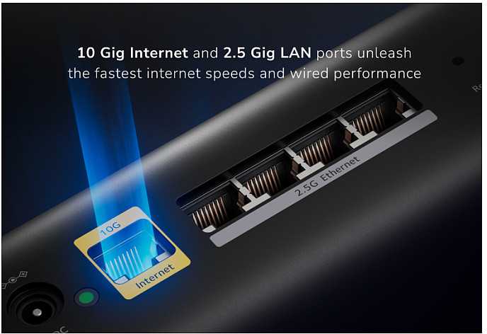 Maršrutizatorius Netgear 3-SET ORBI 870 WIFI 7 MESH - TRI-BAND Juodas 21 GBIT/S
