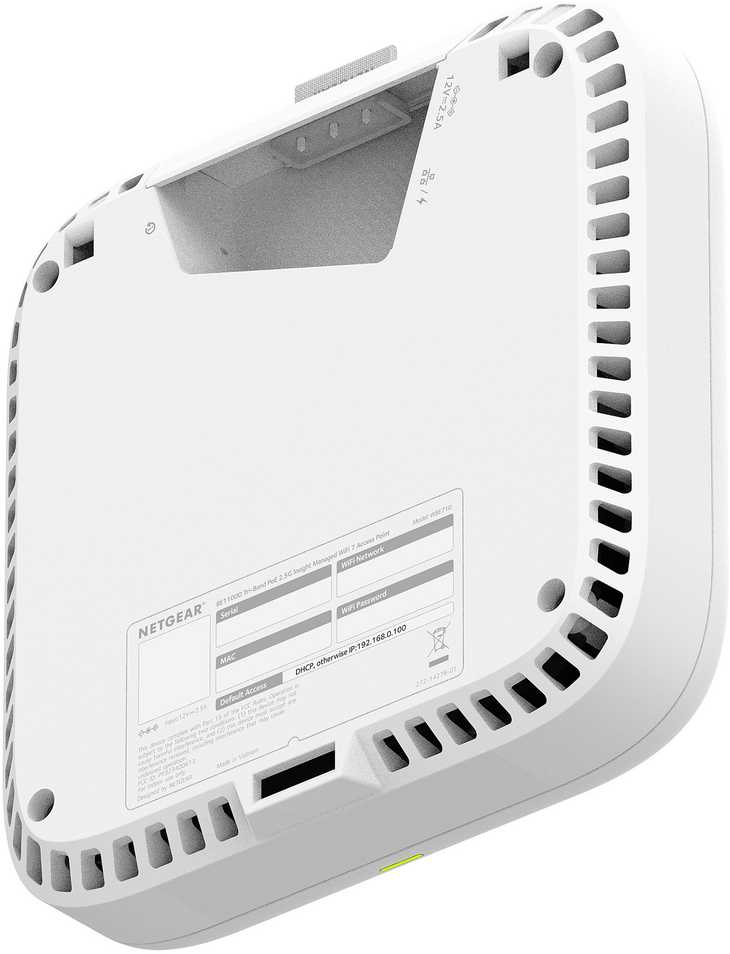 Maršrutizatorius Access Point NETGEAR Business WBE718 BE18400 Wi-Fi 7 2.4/5/6 GHz Zarządzany w chmurze (WBE718-111EUS)