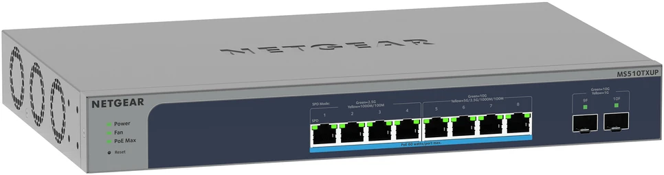 Šakotuvas „Netgear“ jungiklis MS510TXUP (MS510TXUP-100EUS) (MS510TXUP100EUS)
