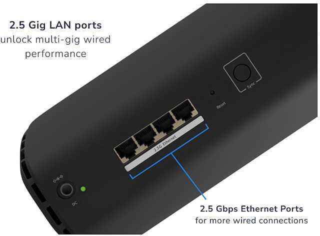 Maršrutizatorius Netgear MESH-SATELLITE ORBI 870 WIFI 7 - TRI-BAND Juodas 21 GBIT/S
