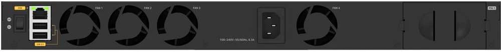 Šakotuvas NETGEAR XSM4328FV Managed L3 1U Juodas