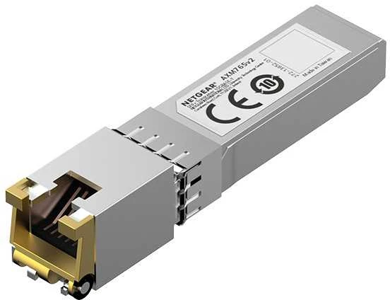 NETGEAR 10GBASE-T SFP+ siųstuvas-imtuvas AXM765v2 suteikia 10G vario ryšį su CAT6a arba CAT7 laidais iki 80 metrų