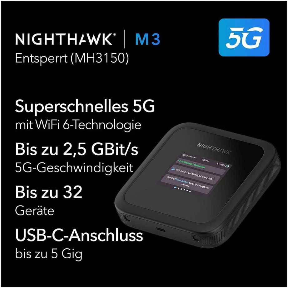 Maršrutizatorius Netgear 5G MH3150-100EUS