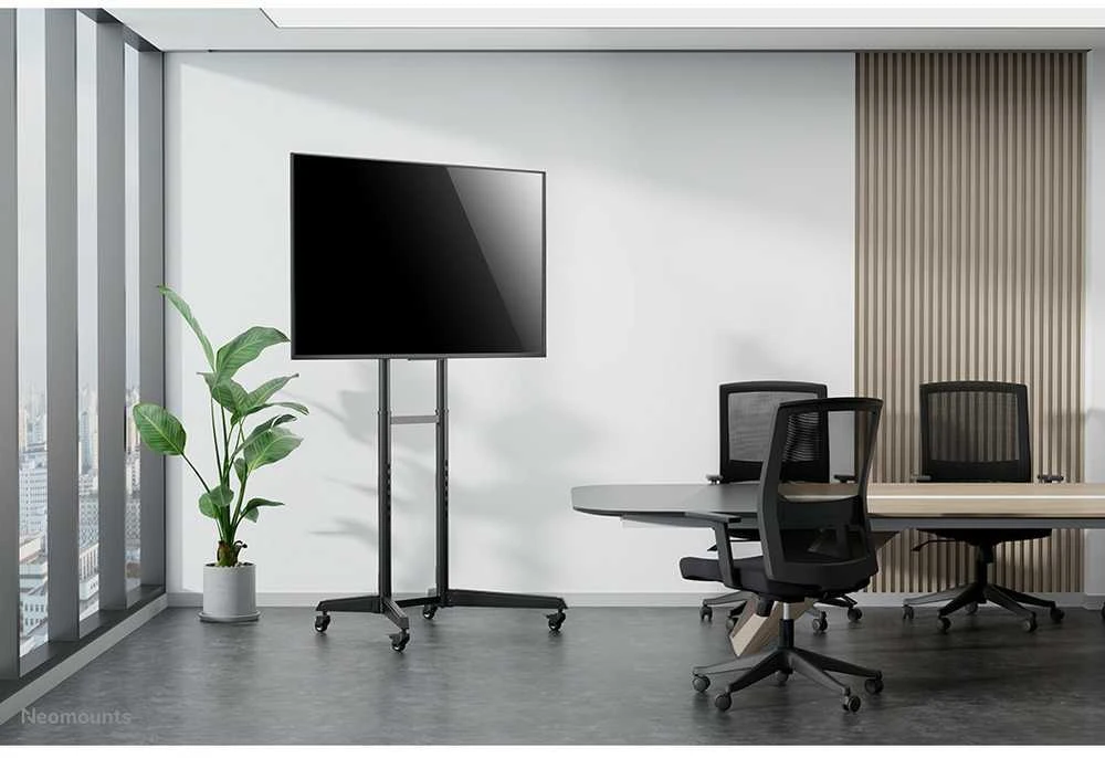 Laikiklis Neomounts NEWSTAR MOBILIŲJŲ GRINDŲ STOVĖLIAI NEMOBILIUOSE (REGULIUOJAMO AUKŠTIS: 128,5-145 CM)