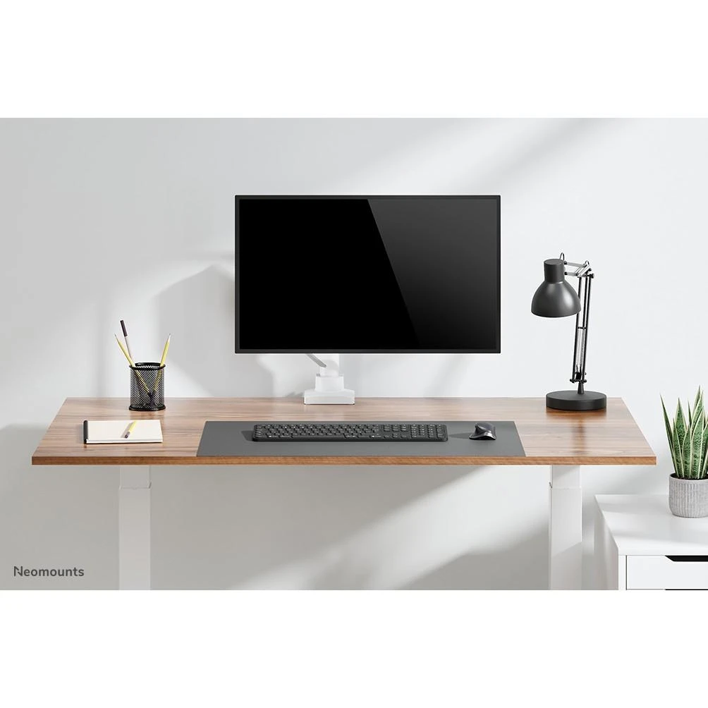 Laikiklis NEOMOUNTS BY NEWSTAR DS70-450WH1 FULL MOTION MONITORIUS DESK MOUNT FOR 17-42" SCREENS - Baltas