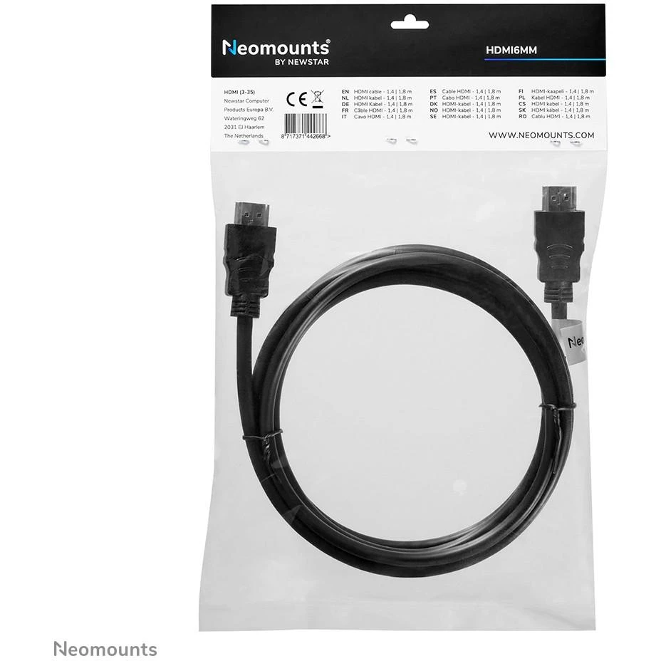NEOMOUNTS HDMI CABLE - 1.8 METRES