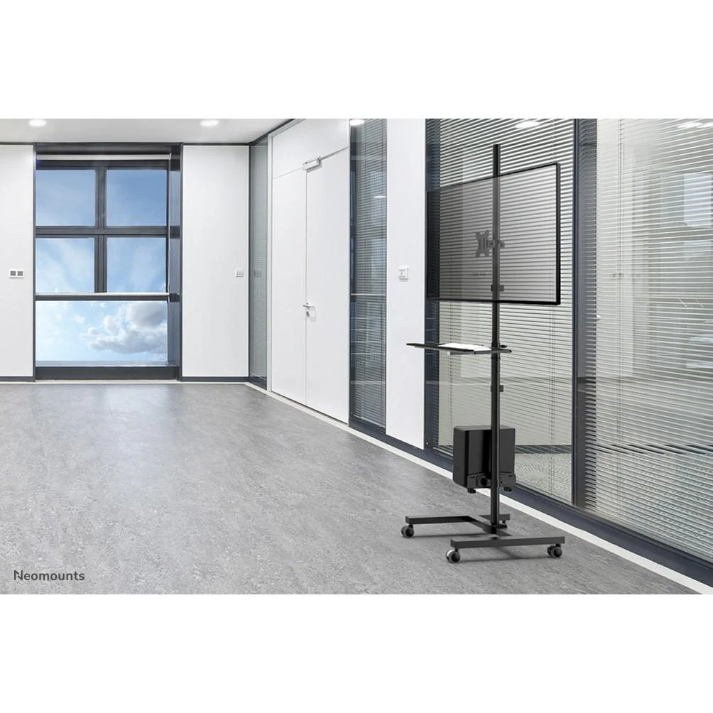 Pelė Neomounts Newstar FPMA-MOBILE1700 reklaminio ekrano laikiklis 81,3 cm (32") Juoda