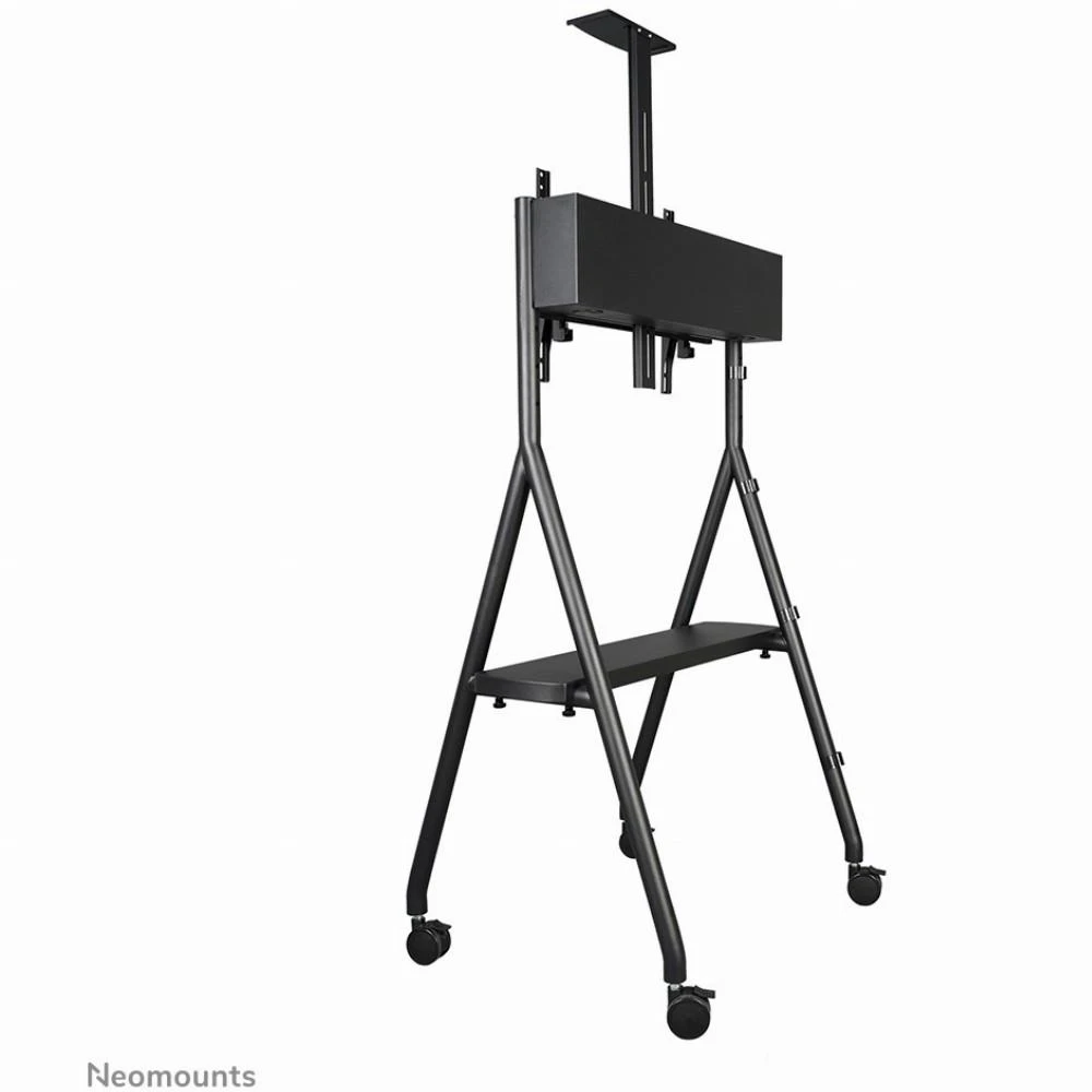 Laikiklis „Neomounts NEWSTAR“ MOBILUSIS PLOKŠČIAEKRANIO GRINDŲ STOVAS (AUKŠTIS: 110–144 CM) 32–65" Juodas