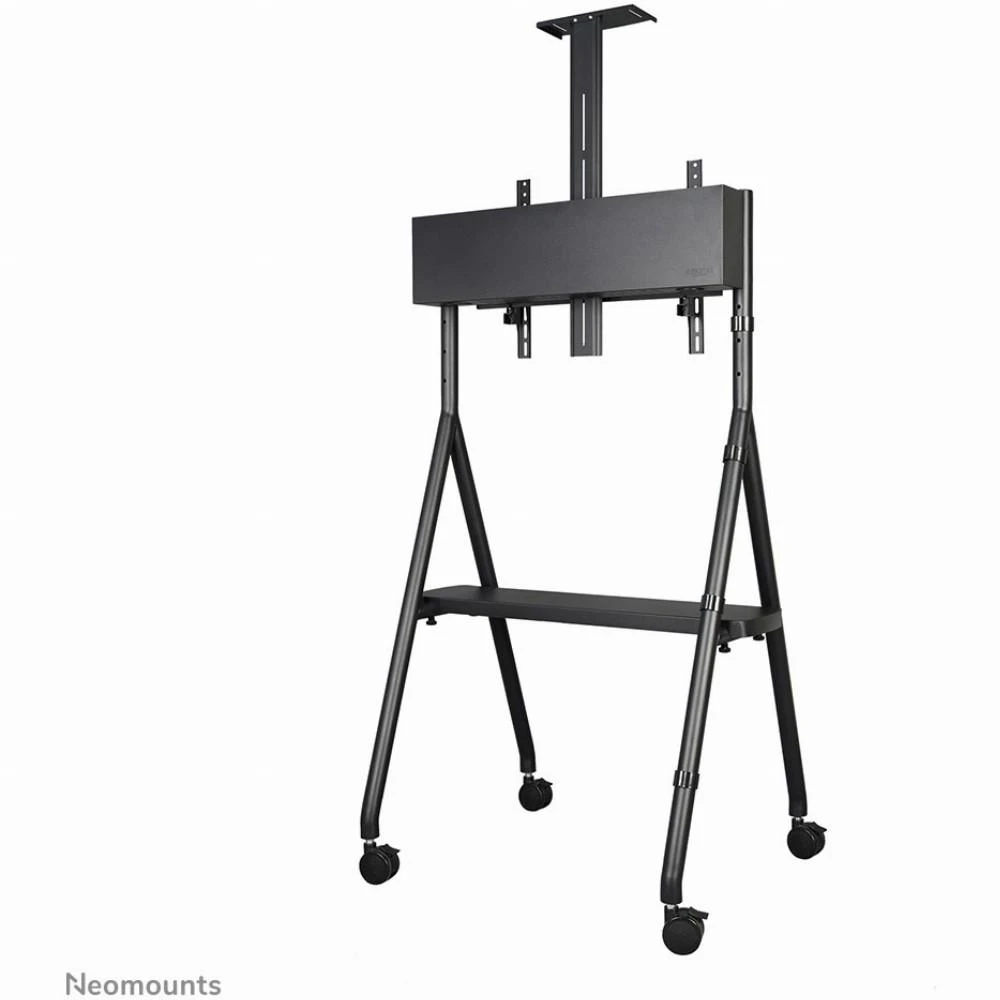 Laikiklis „Neomounts NEWSTAR“ MOBILUSIS PLOKŠČIAEKRANIO GRINDŲ STOVAS (AUKŠTIS: 110–144 CM) 32–65" Juodas
