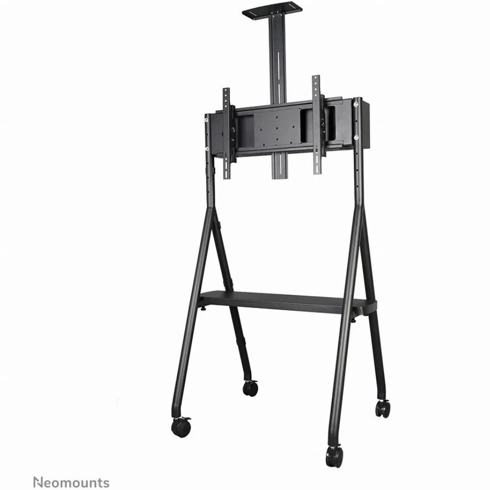 Laikiklis „Neomounts NEWSTAR“ MOBILUSIS PLOKŠČIAEKRANIO GRINDŲ STOVAS (AUKŠTIS: 110–144 CM) 32–65" Juodas