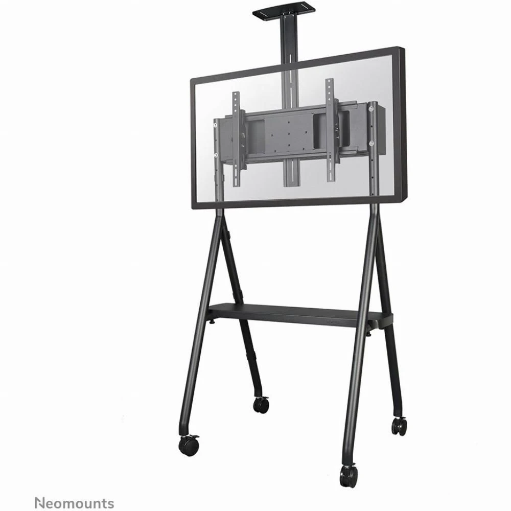 Laikiklis „Neomounts NEWSTAR“ MOBILUSIS PLOKŠČIAEKRANIO GRINDŲ STOVAS (AUKŠTIS: 110–144 CM) 32–65" Juodas